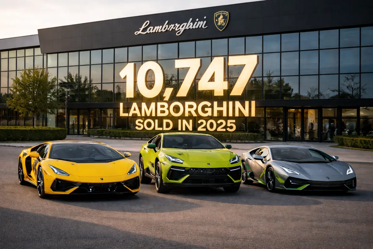 10.747 Lamborghini vendute nel 2025