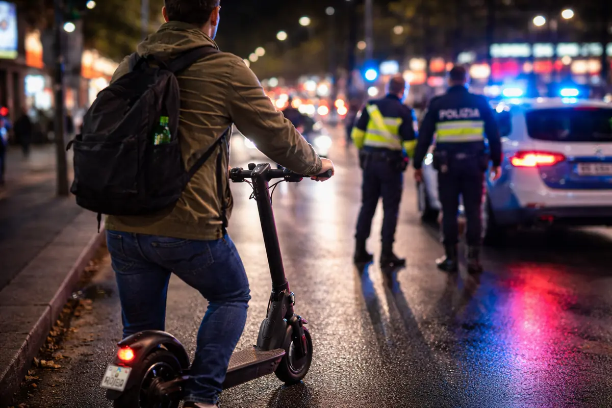 Monopattino elettrico, se bevi rischi come in auto: patente sospesa e arresto