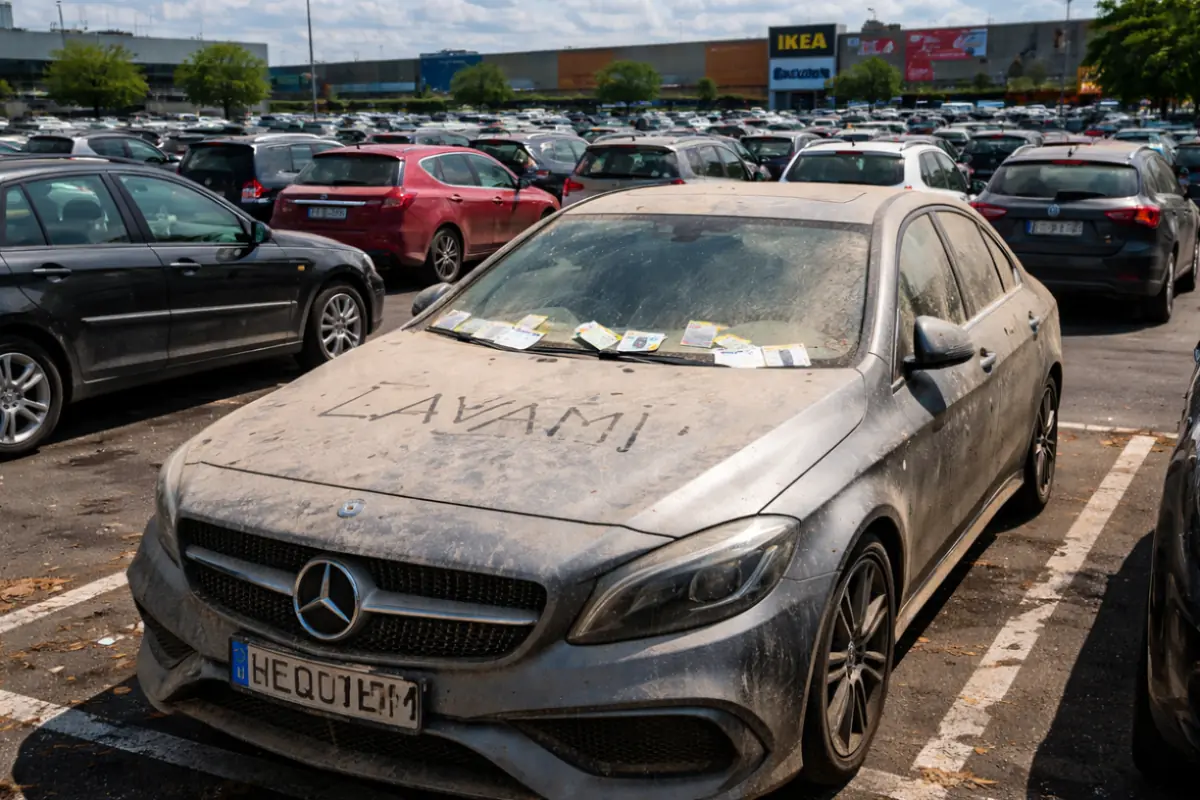 archeggi al centro commerciale e parti? Puoi tornare e trovare decine di multe